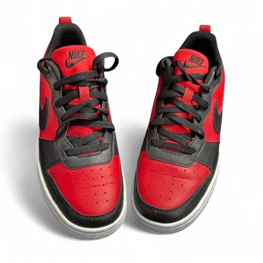 Nike Red and Black Sneakers Size 7